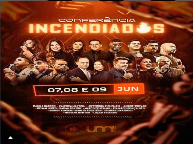 O Incendiados 2024 est chegando nos dias 07, 08 e 09 de junho