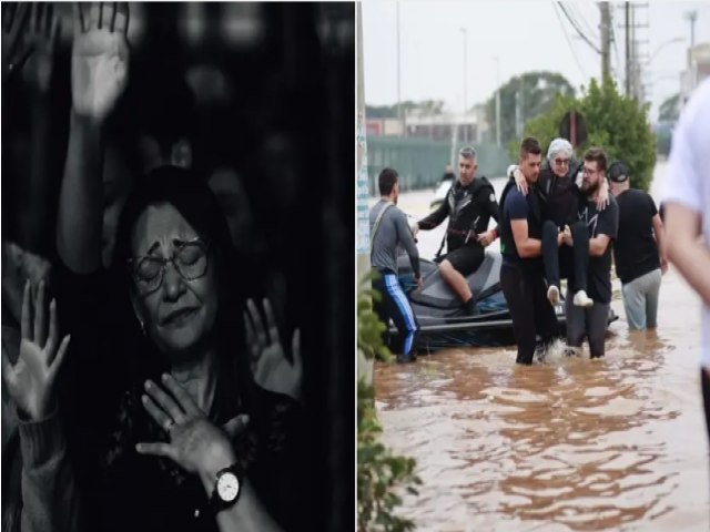 RS tem novo alerta de enchentes e igrejas levantam clamor: A orao tem poder