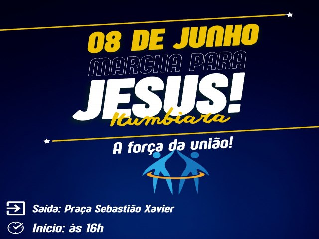 A 25 edio da Marcha para Jesus tem data marcada! Ser no dia 08 de Junho de 2024 