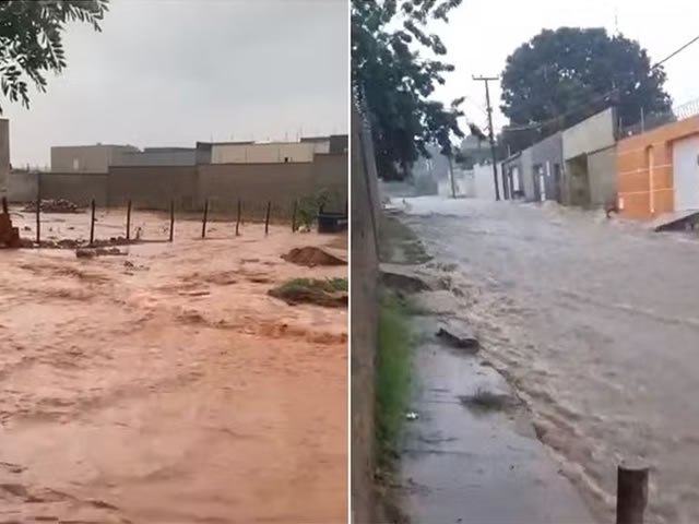 Juazeiro do Norte registrou a maior chuva do Ceará na madrugada desta segunda-feira com 104 milímetros