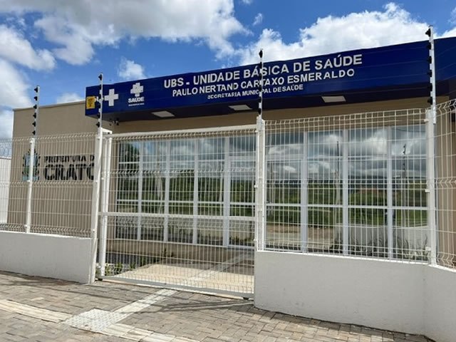 Prefeitura do Crato inaugura nova Unidade Bsica de Sade no bairro Nossa Senhora de Ftima, nesta segunda-feira