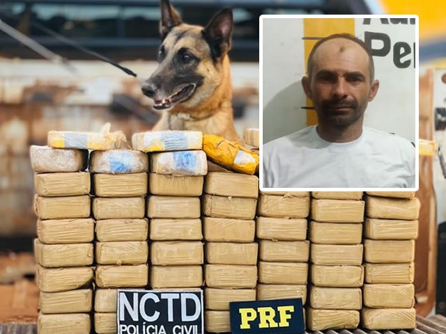 Paraibano  preso em Ic transportando quase 65 Kg de cocana e crack que viria para Regio do Cariri 