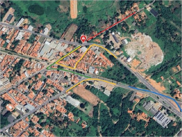 Obra do Contorno em Crato avan�a e interdita nova via p�blica