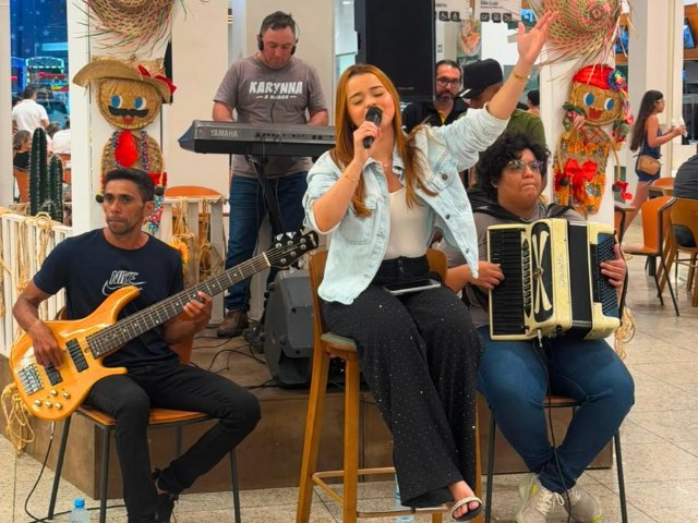 Cariri Shopping leva música ao vivo e clima junino à Praça de Alimentação durante o mês de junho Cariri Shopping leva música ao vivo e clima junino à Praça de Alimentação durante o mês de junho