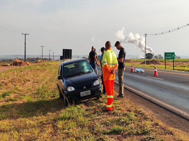 Homem morre aps atropelamento em rodovia da regio