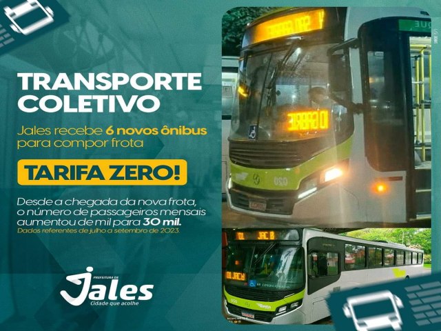 Jales recebe 06 novos nibus para compor a frota