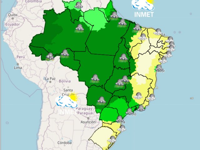 ltimos dias de novembro tero chuva e alta umidade