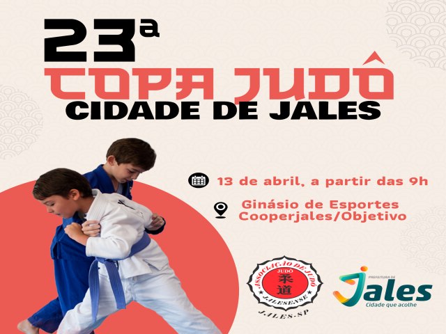 23 Copa de Jud Cidade de Jales  ser no dia 13 de abril