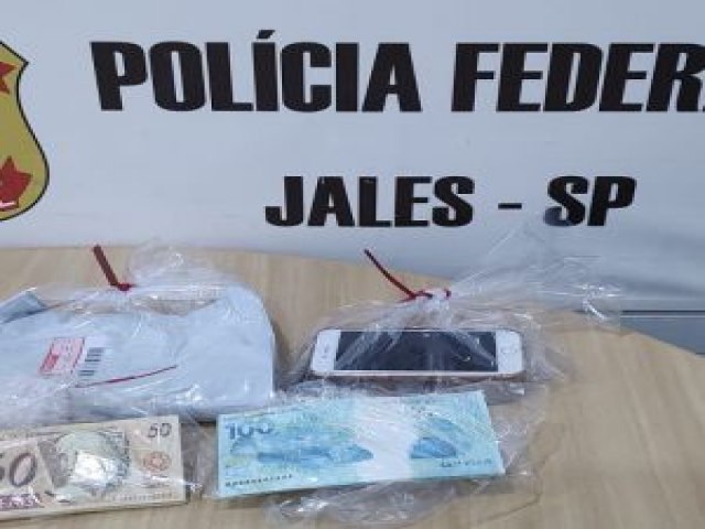 PF de Jales prende em flagrante jovem que recebeu cdulas falsas em agncia dos Correios