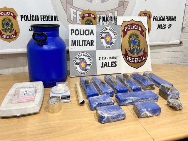 Mulher egressa do sistema prisional  presa na regio com 9 kg de drogas