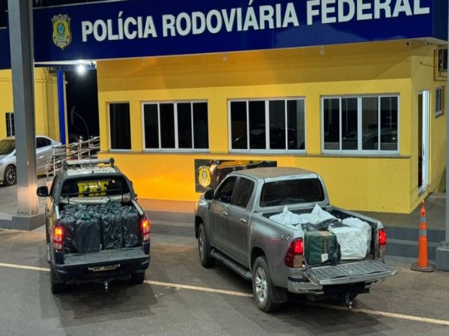 PRF faz apreenso recorde de mais de 1 tonelada de cocana em Paranaba