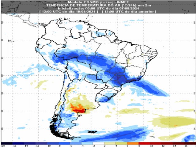 Frente fria provoca alertas  sade no Brasil