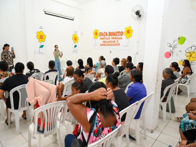 CRAS Liberdade promove atividade de conscientiza��o sobre prote��o de crian�as e adolescentes 