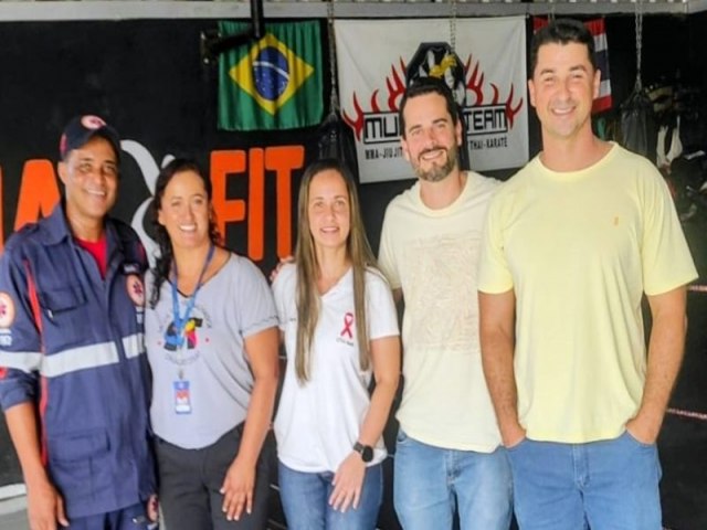 VISAT promove a��o integrada de sa�de do trabalhador com servi�os gratuitos e treinamento em primeiros socorros