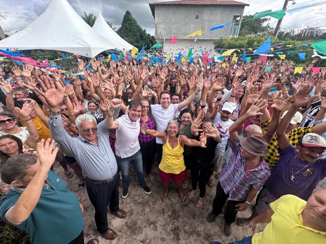 Pr-candidata de Riacho do Poo Cida de Jeov recebe apoio do Deputado Federal Mersinho Lucena e do Deputado Estadual Felipe Leito 