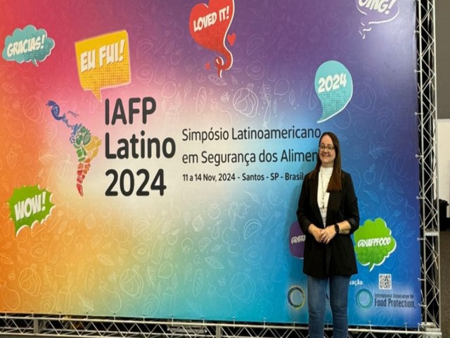 Alline Grisi, a nica representante paraibana no IAFP Latino 2024: A Maior Conferncia Latino-americana sobre Segurana Alimentar.