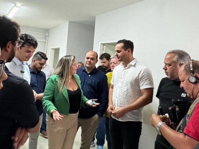 Vereador Anderson Pila acompanha a apresentao da futura sede do CEDMEX em Campina Grande