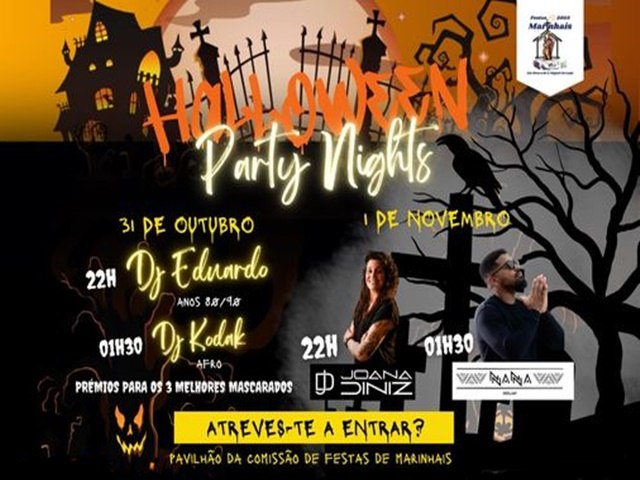 Halloween party nights em Marinhais um invento da comisso de festas em honra de So Miguel Arcanjo para 2025