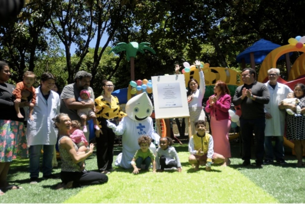 Sa�de inaugura parquinhos em unidades de sa�de de Taguatinga 