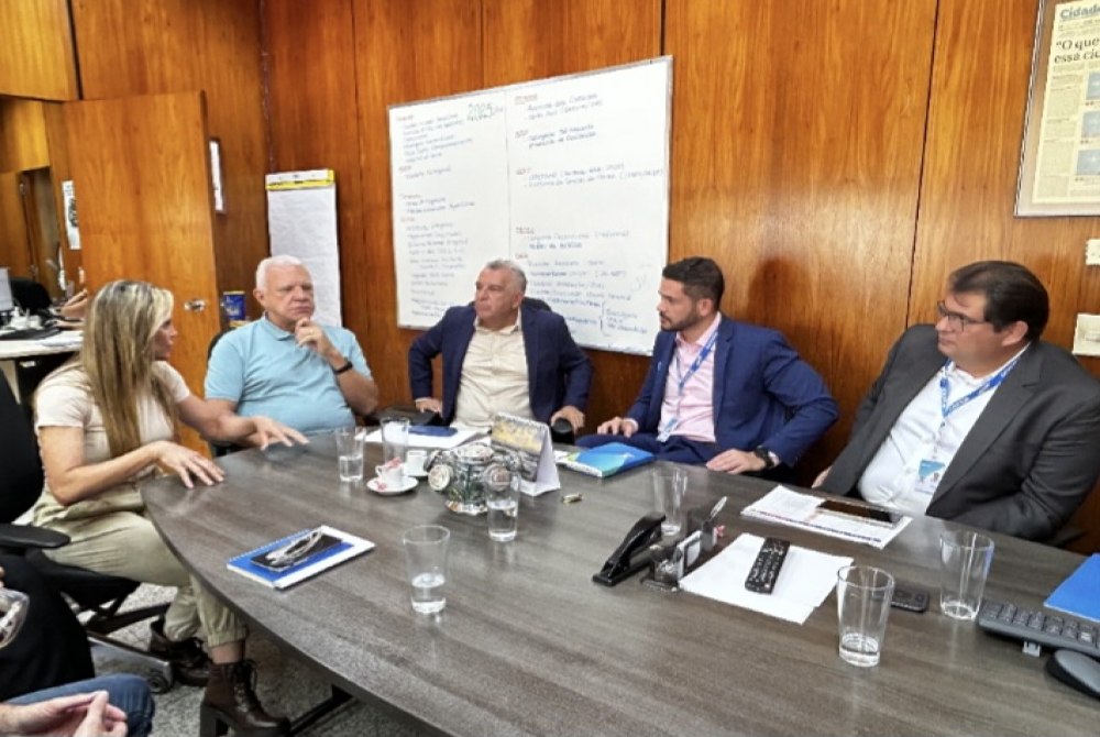 GDF e Caixa Econ�mica Federal tratam do andamento de obras no Distrito Federal