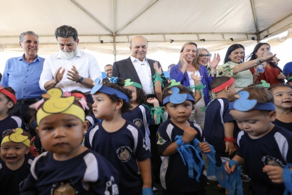 Governador Ibaneis Rocha inaugura nova creche em Samambaia e amplia rede de ensino para crian�as em tempo integral