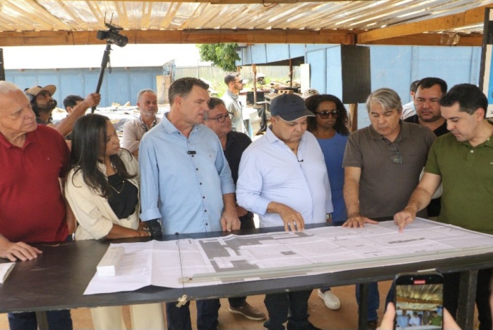 Ibaneis Rocha visita obras do Hospital de Brazl�ndia e destaca investimento de R$ 20 milh�es na unidade