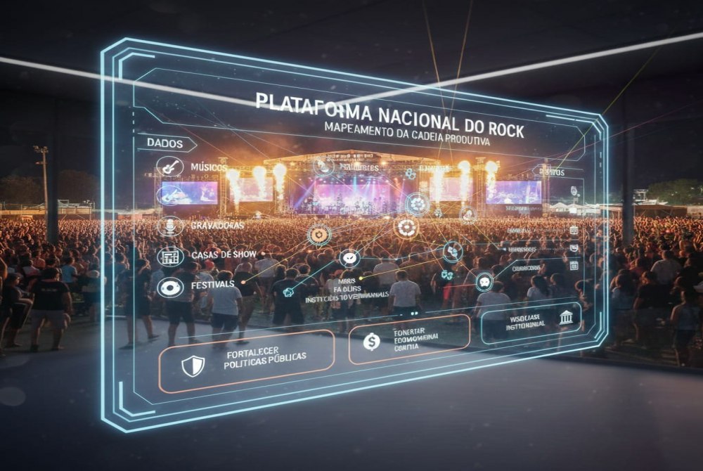 Rock ganha plataforma nacional para mapear sua cadeia produtiva