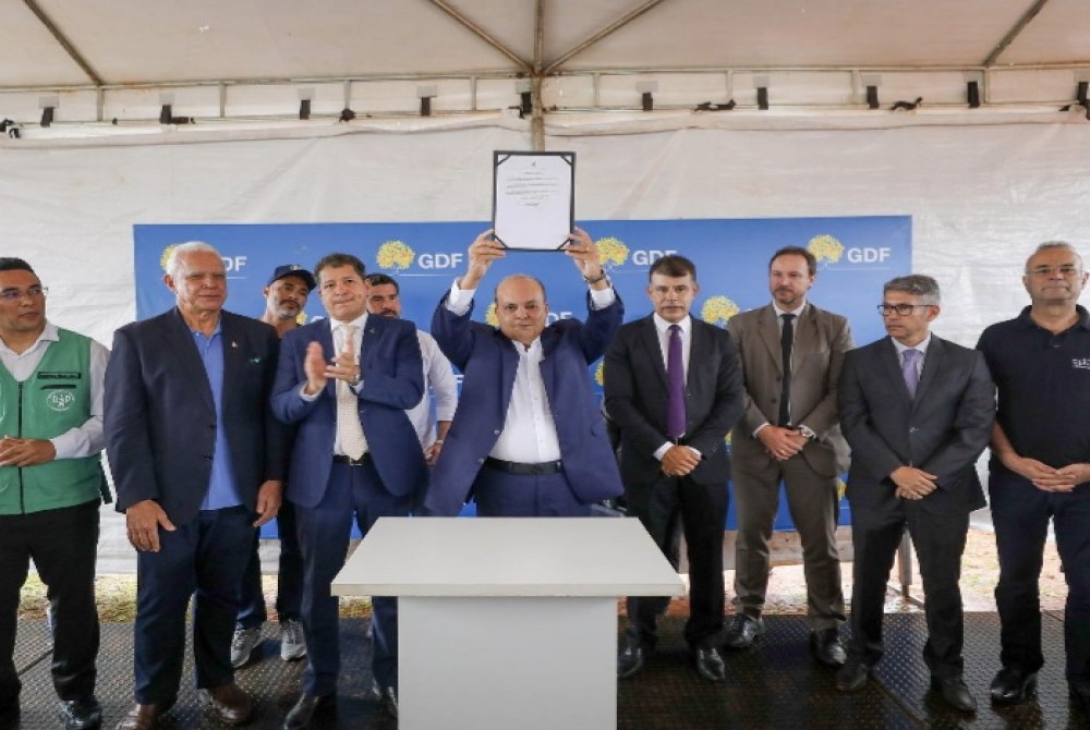 Assinada ordem de servi�o para constru��o da nova sede da 12� Delegacia de Pol�cia, em Taguatinga
