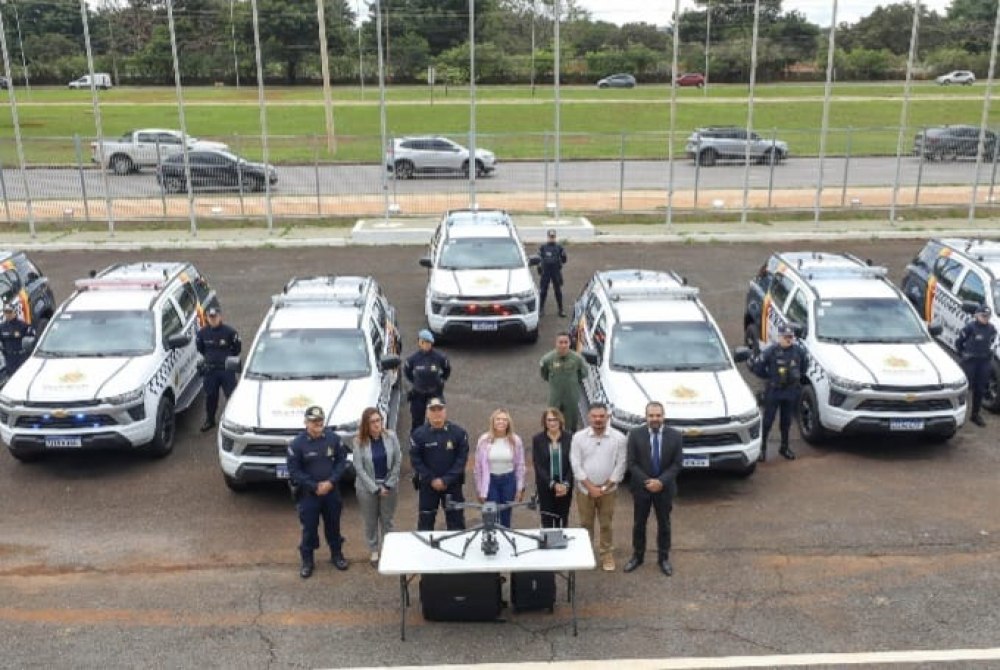 Novas viaturas e drone entregues � PMDF refor�am seguran�a no Distrito Federal 