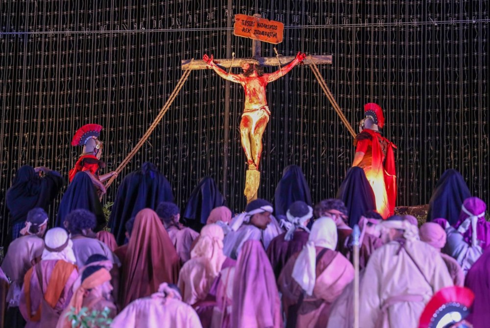 Encena��es da Via Sacra marcam a programa��o da Semana Santa em v�rias regi�es do DF