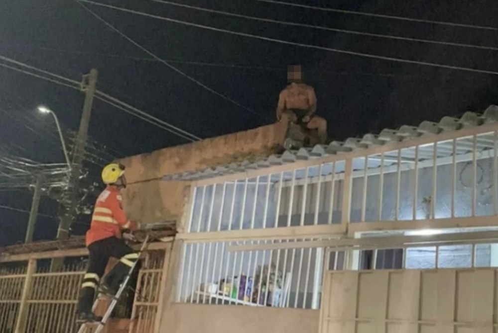 Suspeito agride os filhos, tenta escapar pelo telhado e mobiliza pol�cia no DF