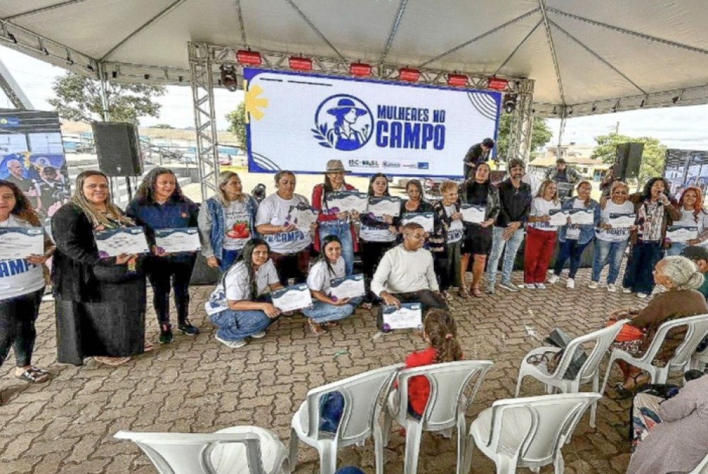 Capacita��o fortalece protagonismo feminino no campo e certifica mais de 100 mulheres em Brazl�ndia