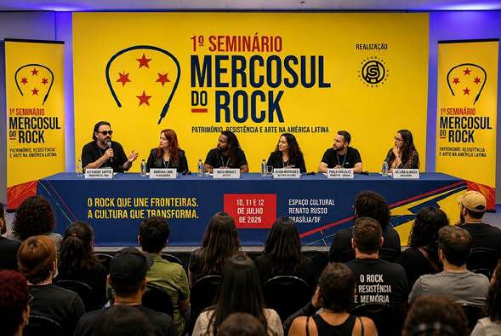 Bras�lia recebe o 1� Semin�rio Mercosul do Rock para debater cultura, patrim�nio e desenvolvimento