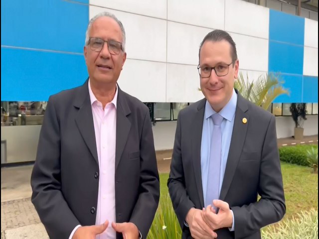Prefeito Marcelo Simo e deputado Rafa Zimbaldi apresentam propostas para o Parque Industrial em So Paulo 