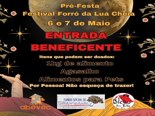 Pr-festa Festival Forr da Lua Cheia acontece neste final de semana no Morro Itatiaia