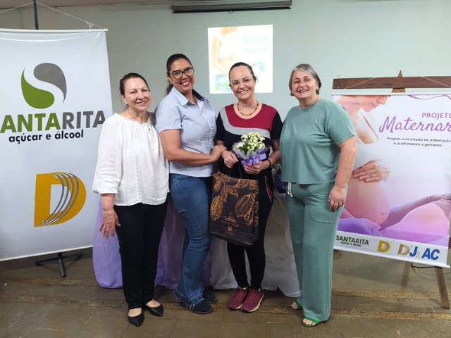 2 edio do Projeto Maternar da Usina Santa Rita em parceria com o Instituto DJ&AC 