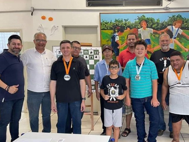 Torneio de Xadrez na Escola Estadual Ignez Giaretta Sguerra promoveu competio  saudvel em Santa Rita do Passa Quatro