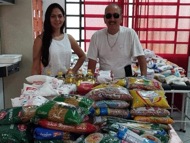 Fundo Social de  Solidariedade realiza a distribuio dos alimentos arrecadados na FAPIS 2023