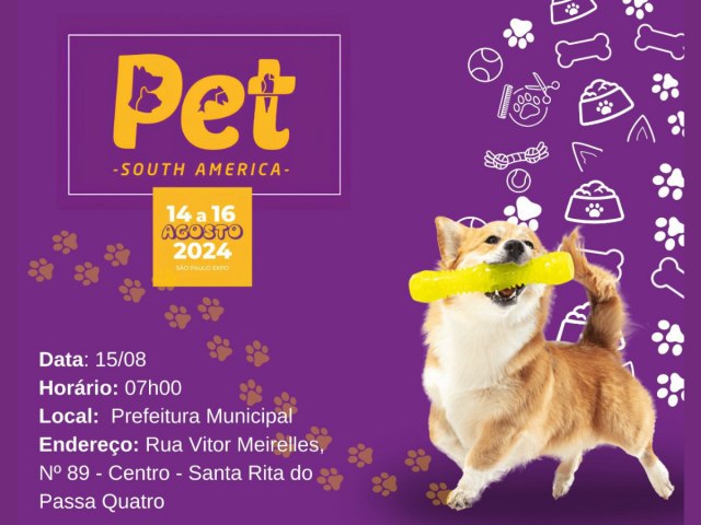 Santa Rita ter Misso  Empresarial para  a Feira PET South  Amrica 2024