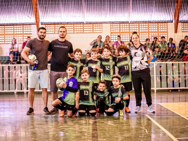 Santa Rita perdeu pra Maranatha Tapiratiba pela Liga Rio Pardense na categoria Sub-8