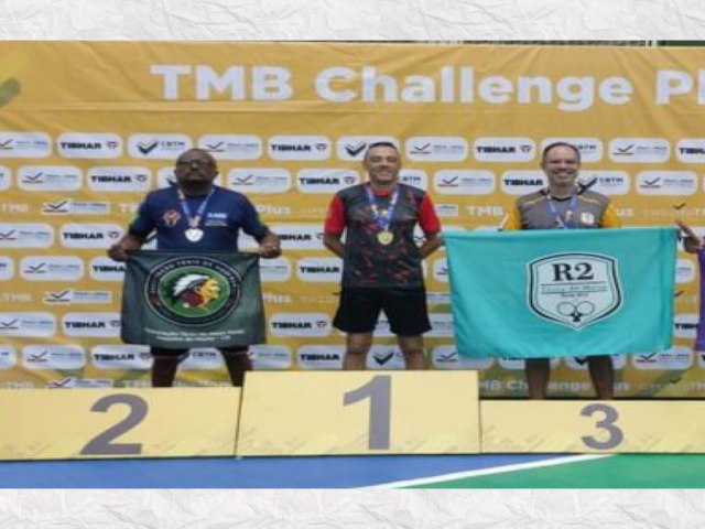 Juazeirense  medalha de prata, em etapa nacional do Campeonato Brasileiro de Tnis de Mesa