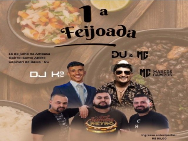 Vem a, primeira feijoada MC