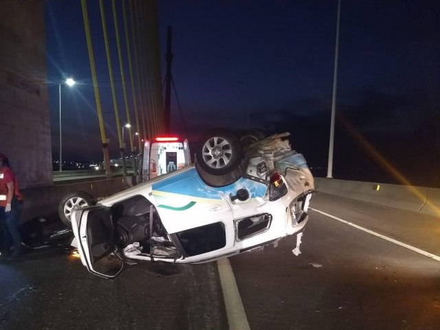 Motorista ferido em capotamento ser indenizado por condutor que dirigia embriagado na ponte de Laguna