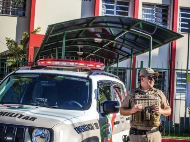 Homem tenta invadir casa e  preso por PM do programa Escola Mais Segura