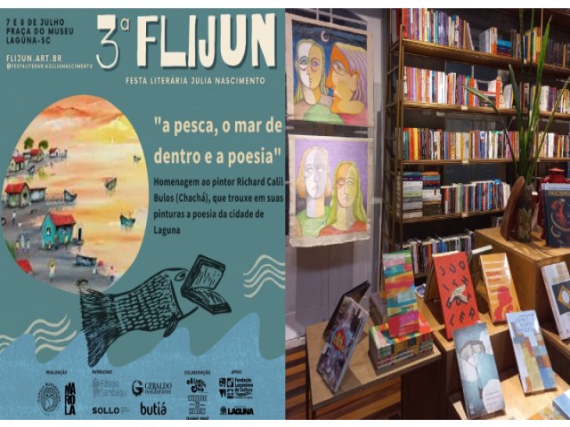 3 Festa Literria Jlia Nascimento inicia na quinta-feira no Centro Histrico de Laguna