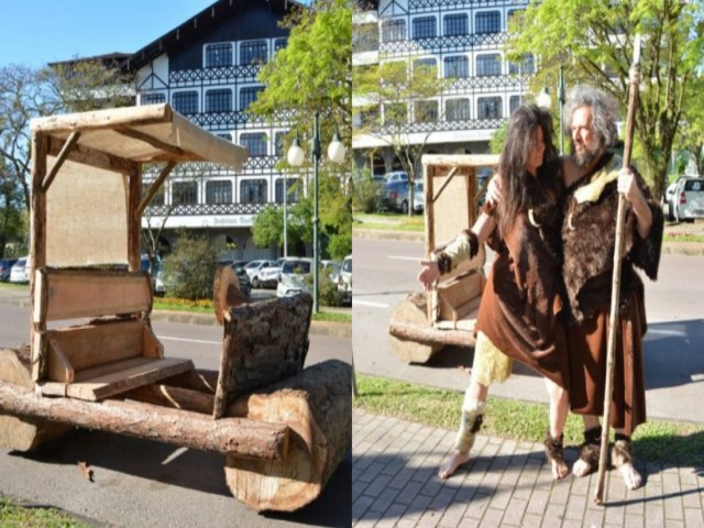 Blumenau usa Flintstones para divulgar novo sistema da rea azul na cidade