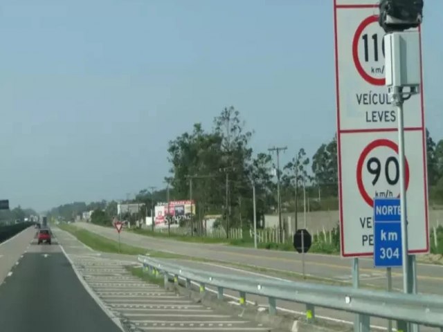 BR-101: Radares no trecho Sul da rodovia so ativados novamente