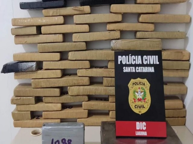 Polcia prende traficantes e desarticula distribuio de maconha na regio de Laguna