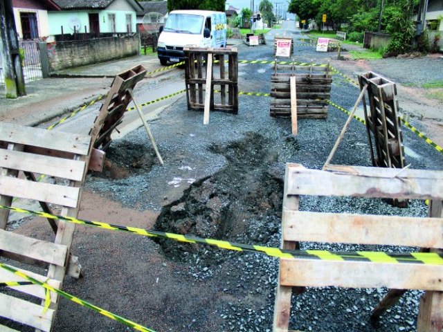 Chuvas causam transtornos na regio Sul de Santa Catarina