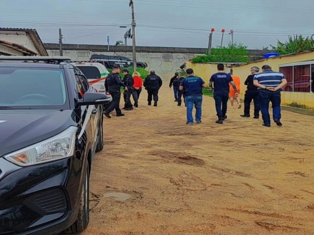 Polcia Civil faz reconstituio de homicdio registrado s margens da Lagoa de Cabeuda